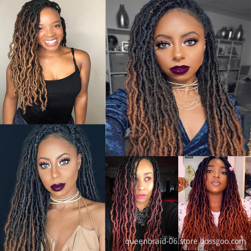 Synthetic Chemical Fiber Hair Gypsy Goddess Loves Hair Soft Wavy Curls Crochet Braids Artificial Crochet Hair